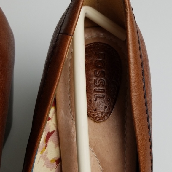 Fossil Brown Leather Pump - Picture 3 of 7
